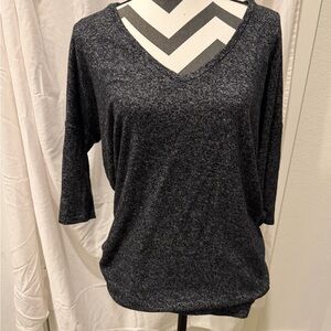 Express Dark Gray Knit Top